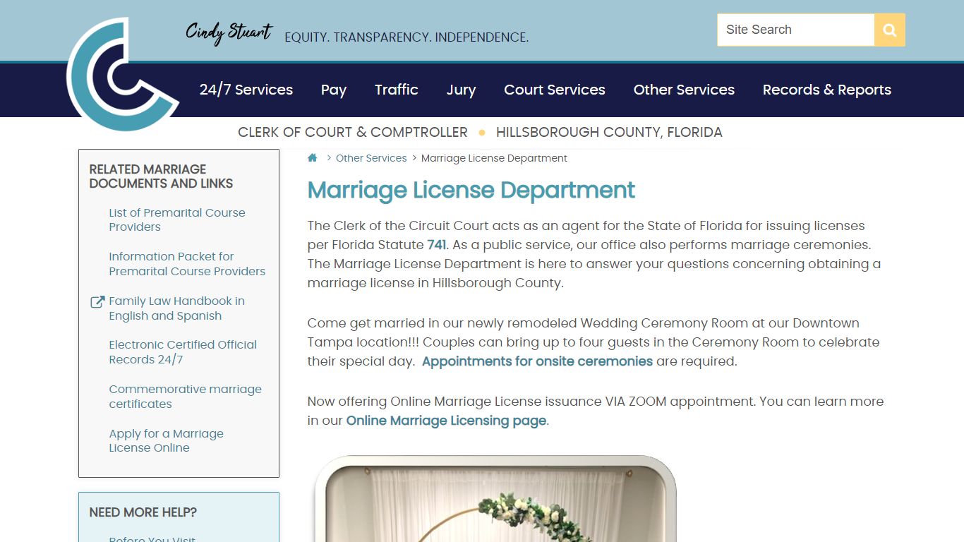 Marriage License | Hillsborough County Clerk